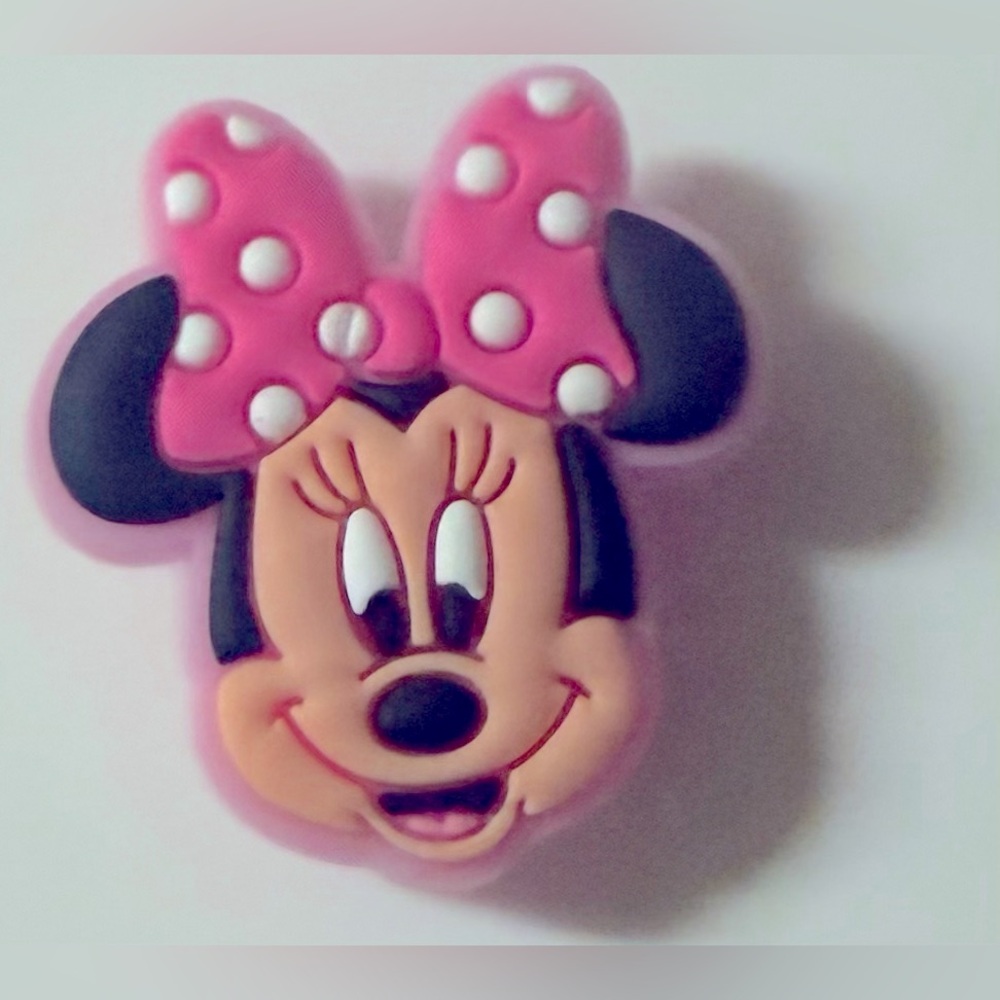(10 for $16) Minnie Mouse Croc Charm Jibbit Shoe Charm Disney Croc Charms